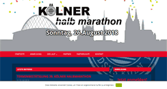 Desktop Screenshot of koelner-halbmarathon.de